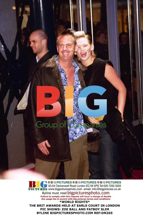 Zoe Ball and Fatboy Slim at The BRIT Awards