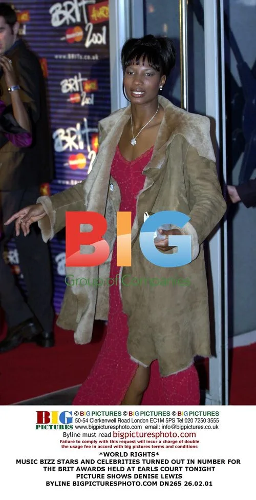 Denise Lewis at 2001 BRIT Awards