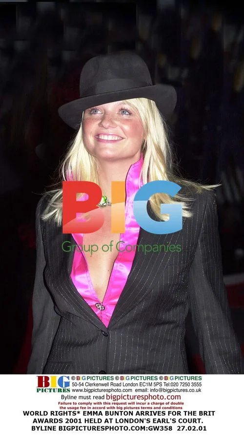 Emma Bunton at 2001 BRIT Awards