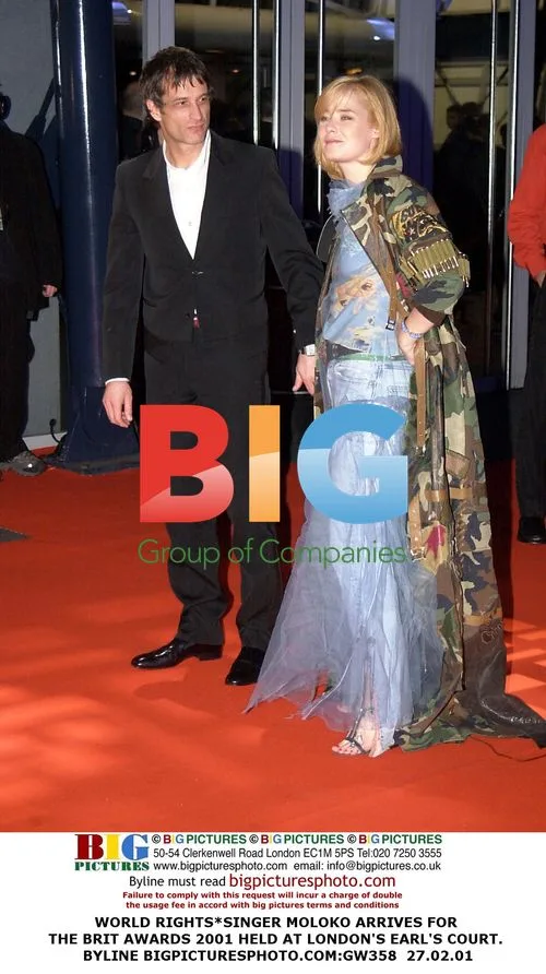 Singer Moloko at BRIT Awards 2001