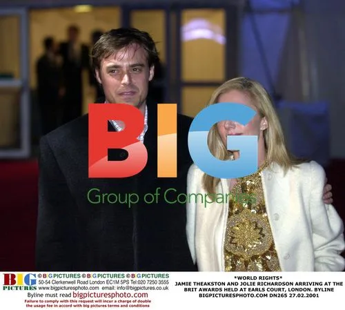 Jamie Theakston and Jolie Richardson at the BRIT Awards