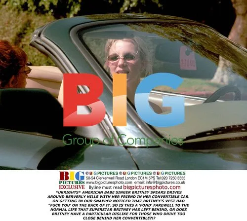Britney Spears Drives in Beverly Hills