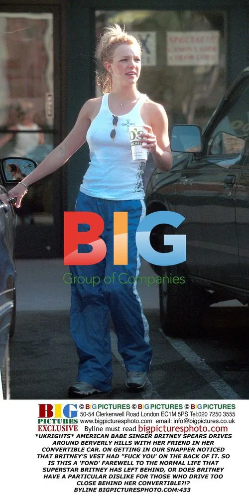Britney Spears Drives in Berverly Hills