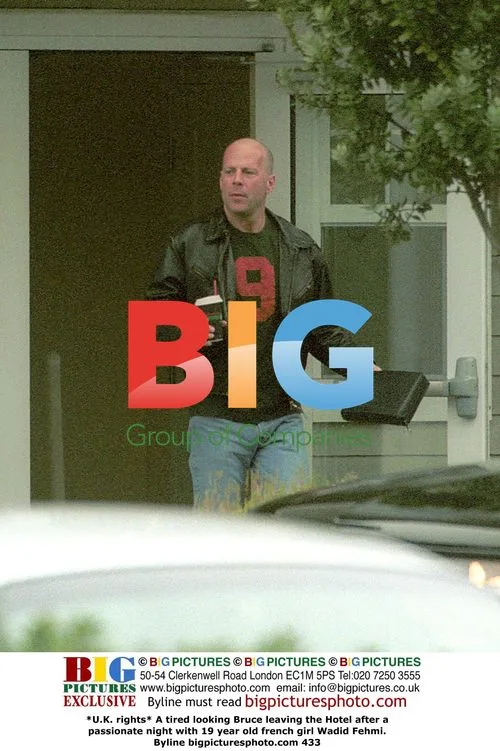 Bruce Leaving Hotel After Night With Wadid Fehmi