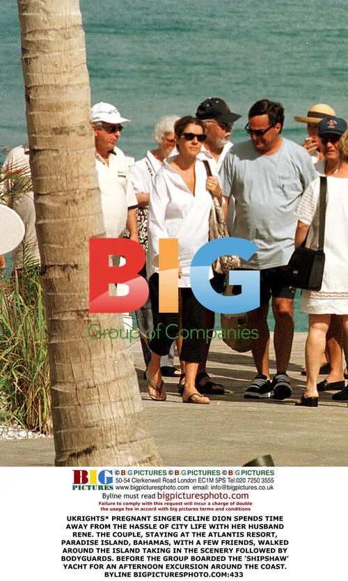 Celine Dion Enjoys Bahamas Vacation with Husband