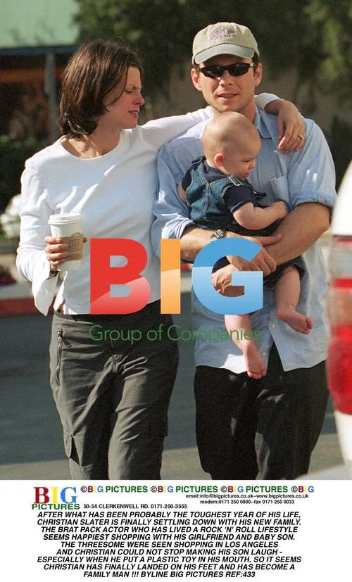 Christian Slater Settles Down With New Family