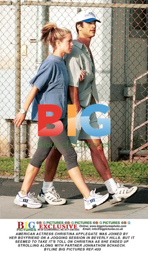 Christina Applegate and boyfriend out for jog