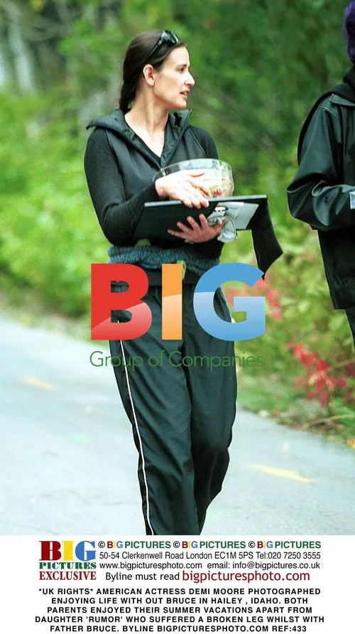 Demi Moore Vacation in Idaho