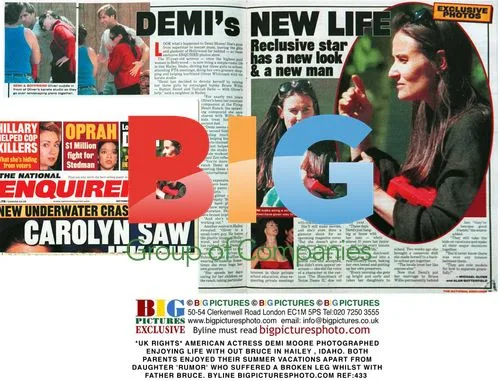 Demi Moore Relaxes in Idaho