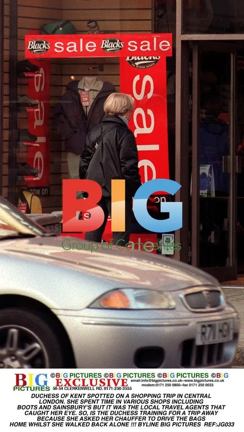 Duchess of Kent Spotted Shopping