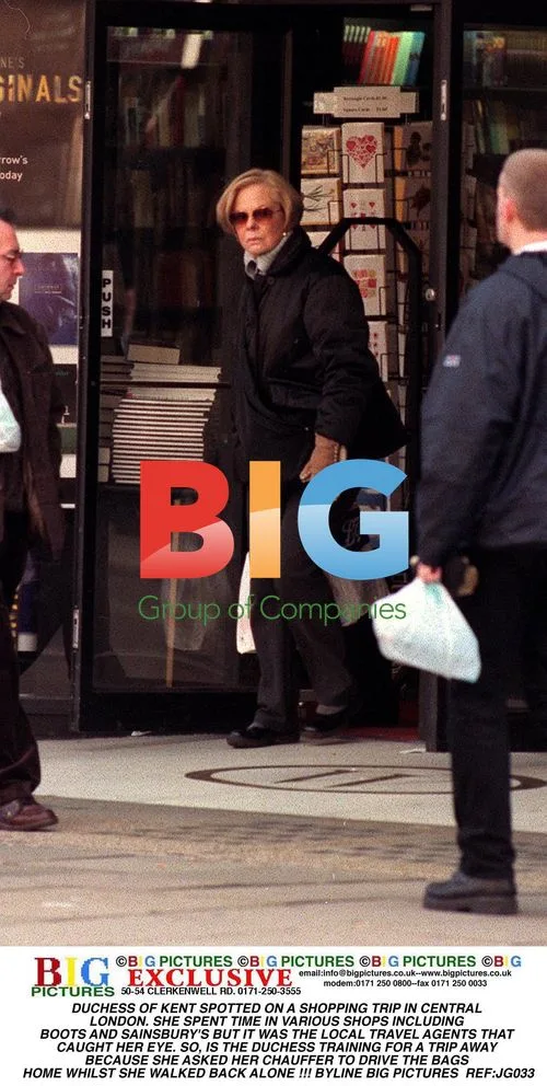 Duchess of Kent on Shopping Trip in London