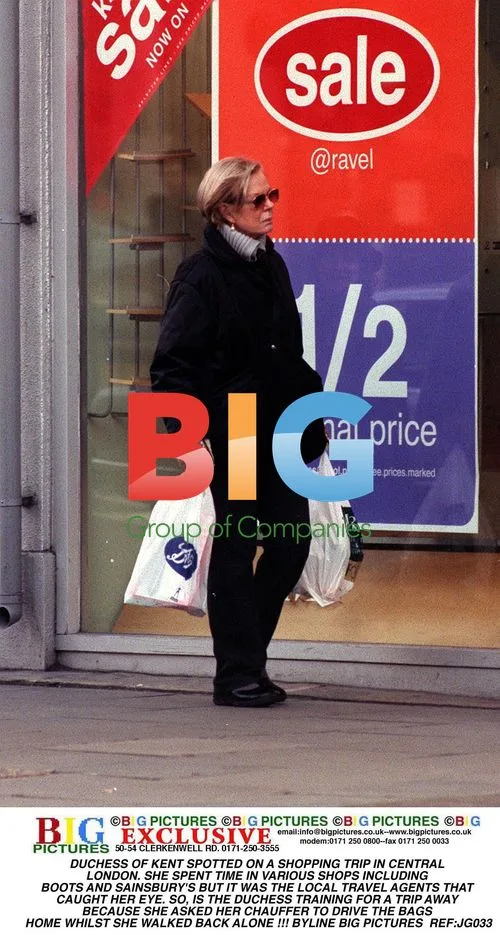 Duchess of Kent Spotted on London Shopping Trip