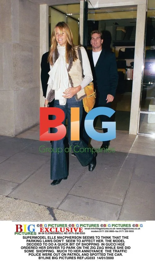 Elle Macpherson parks illegally