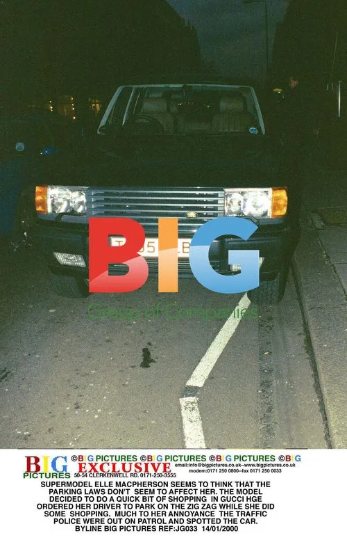 Elle Macpherson Parked Illegally