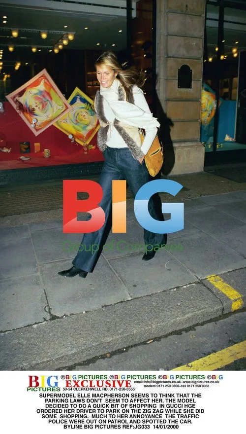 Elle Macpherson Parks Illegally