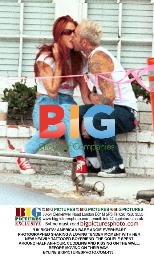 Angie Everheart and Boyfriend Share Tender Moment