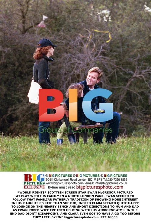 Ewan McGregor Plays With Family in Park