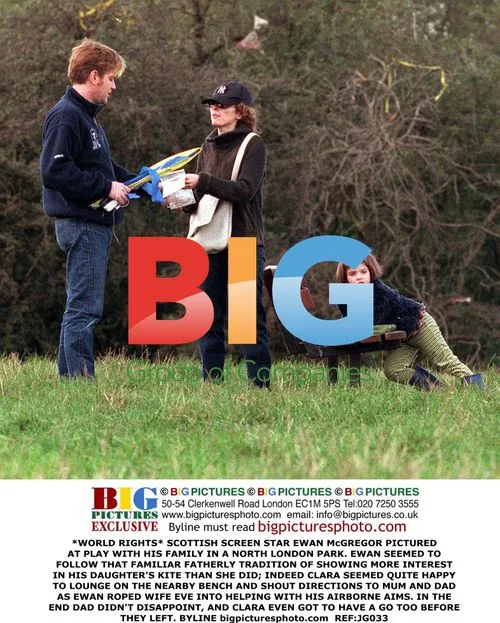 Ewan McGregor Plays With Family in Park