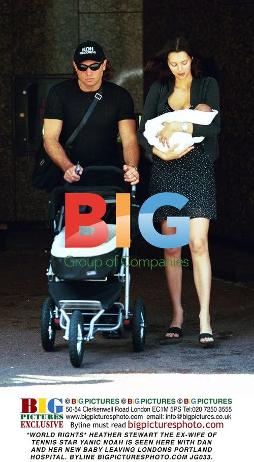 Heather Stewart Leaves Hospital with Baby