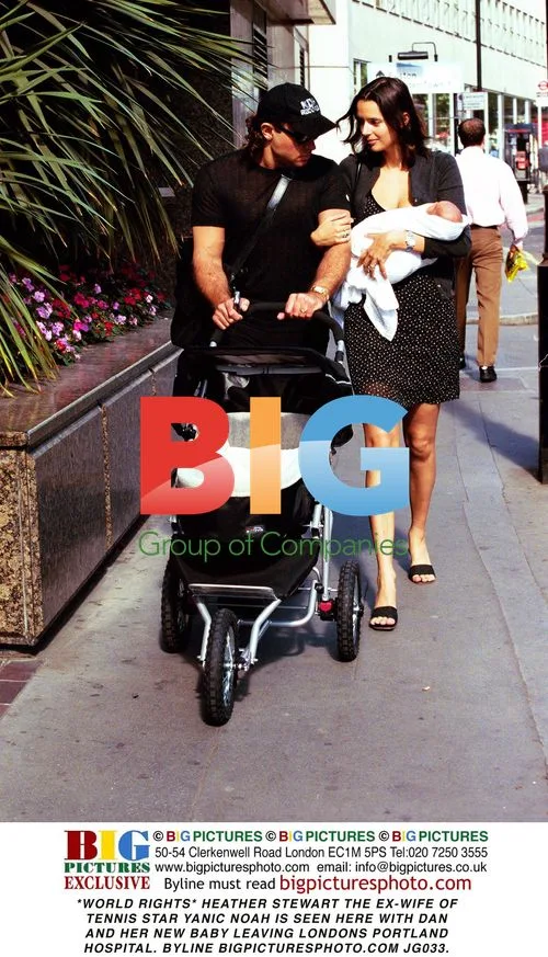 Heather Stewart Leaves Hospital with Baby and Dan