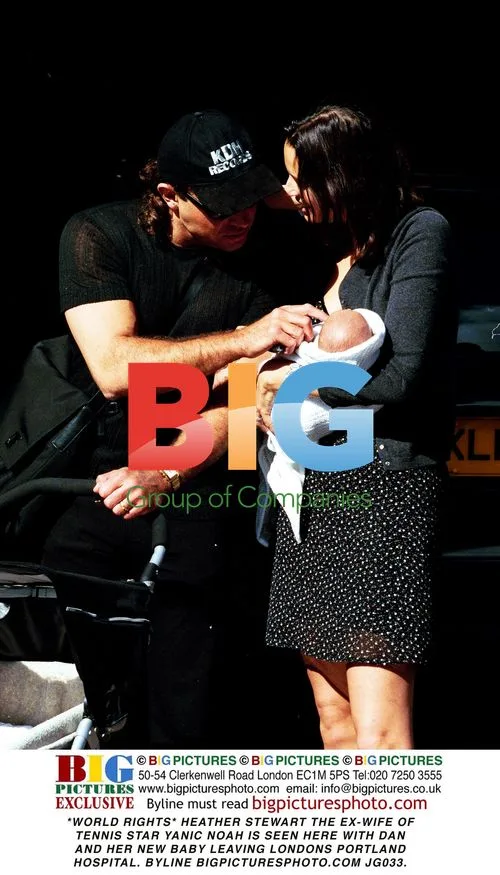 Heather Stewart leaves hospital with baby