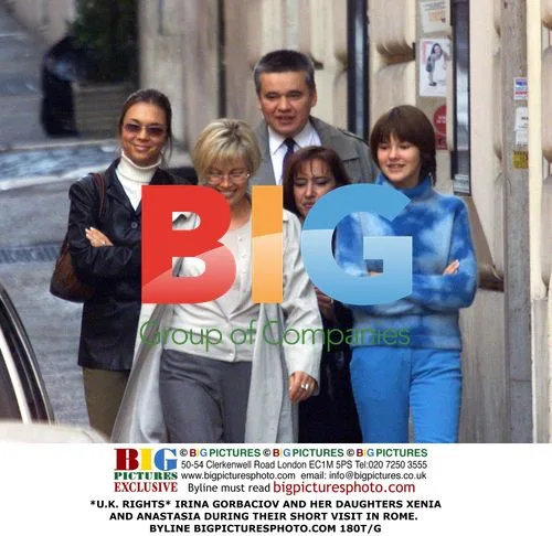 Irina Gorbaciov and Daughters Visit Rome