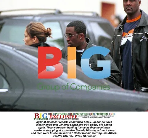 Jennifer Lopez and Puff Daddy Spotted Together