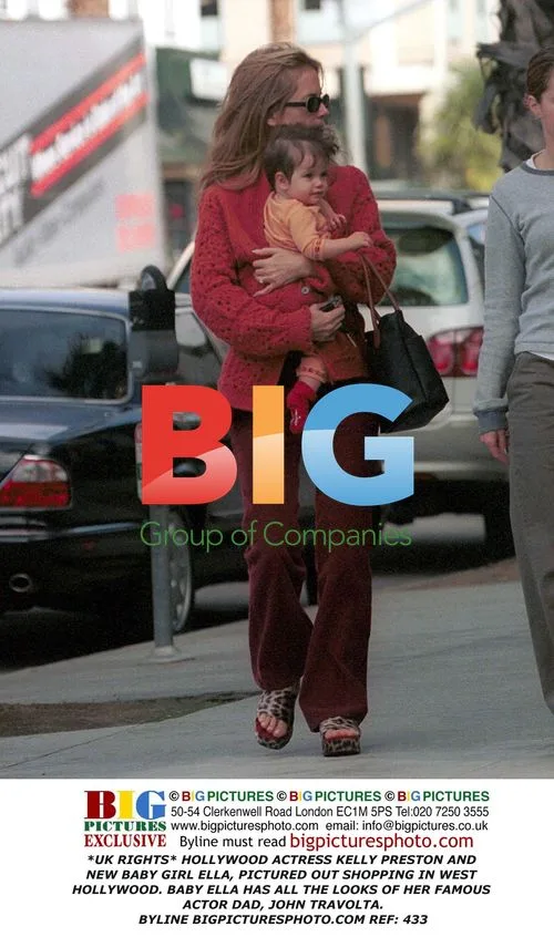 Kelly Preston and baby Ella out shopping