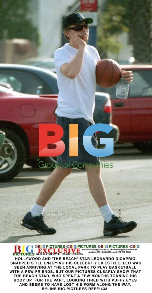 Leonardo DiCaprio Plays Basketball