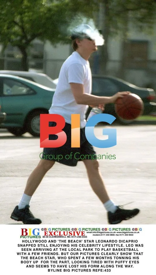 Leonardo DiCaprio Plays Basketball