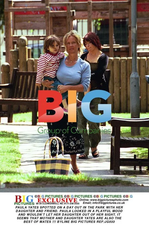 Paula Yates and Daughter in Park