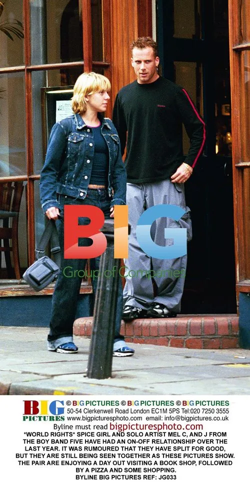 Mel C and J from Five Out Shopping