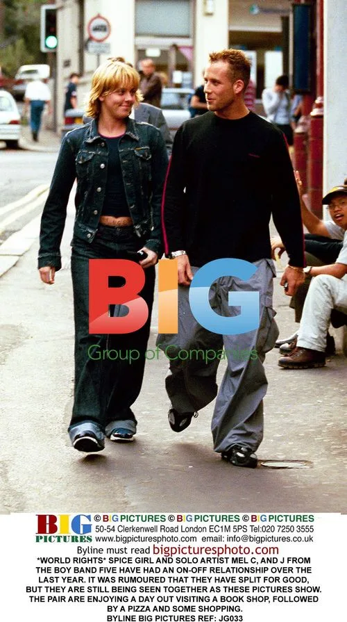Mel C and J of Five Spotted Together