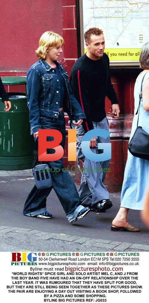 Mel C and J from Five Spotted Together
