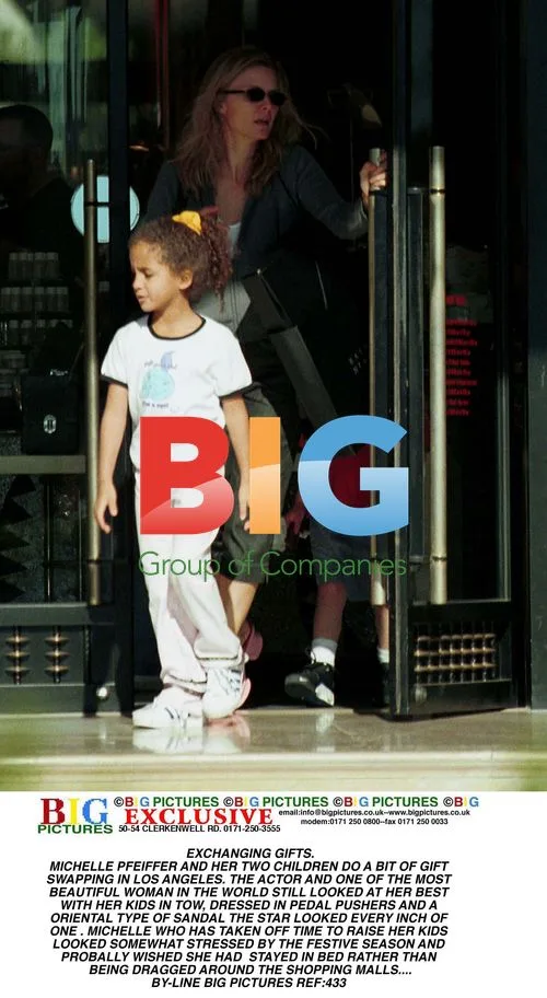 Michelle Pfeiffer Shops with Kids