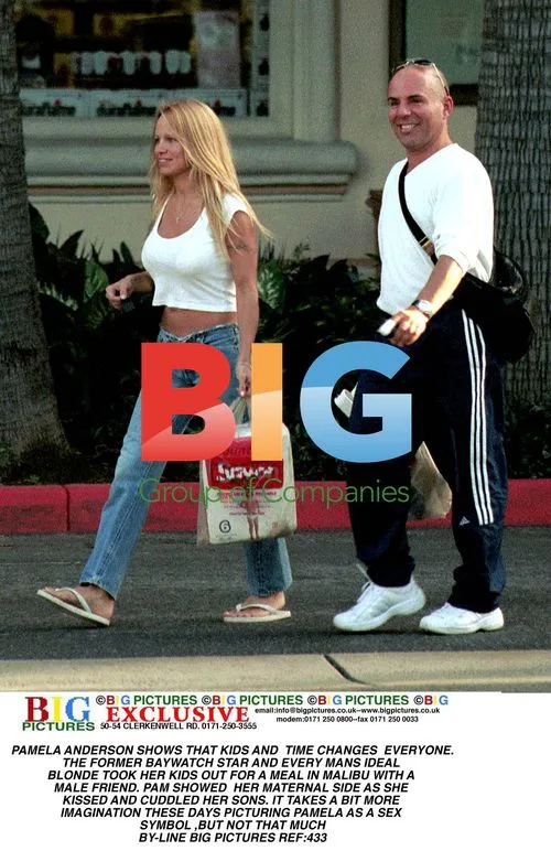 Pamela Anderson Spotted with Kids in Malibu