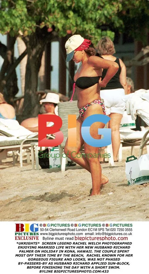 Rachel Welch Relaxes on Hawaiian Vacation