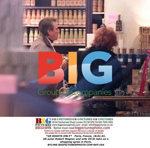 Robert Wagner and Jill St John shop in Paris