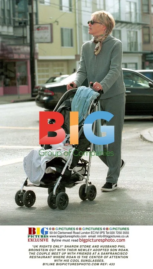 Sharon Stone & Family Out in SF