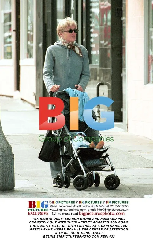 Sharon Stone and Family Outing