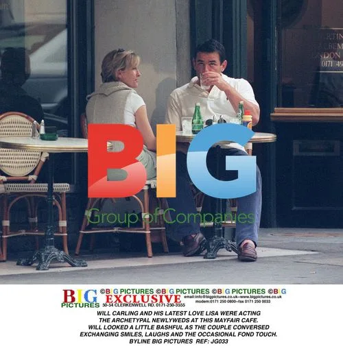 Will Carling and Lisa at Mayfair Cafe