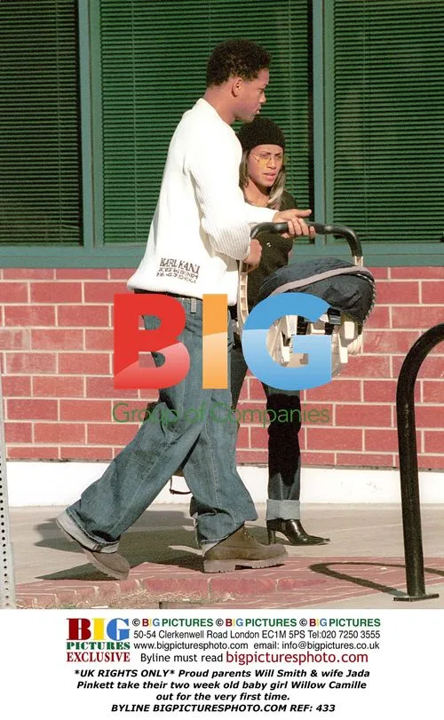 Will Smith and Jada Pinkett with newborn Willow
