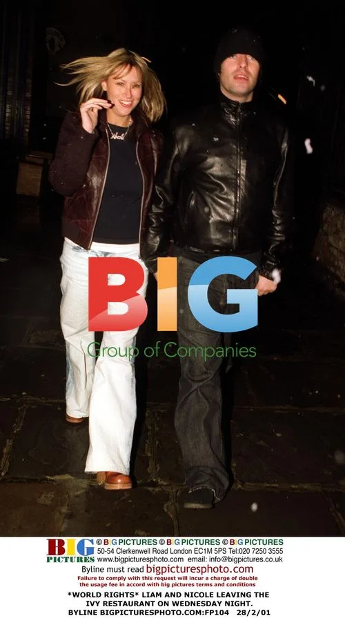 Liam and Nicole leaving the Ivy restaurant