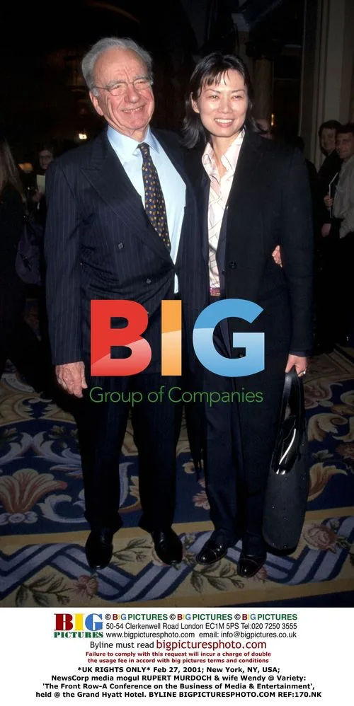 Rupert Murdoch & Wife Wendy at Variety Media Conference