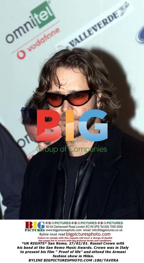 Russel Crowe at San Remo Music Awards