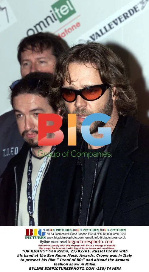 Russel Crowe at San Remo Music Awards