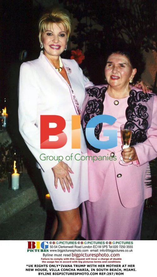 Ivana Trump with Mother at Miami Home