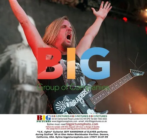 Slayer's Jeff Hanneman Performs at OzzFest '99