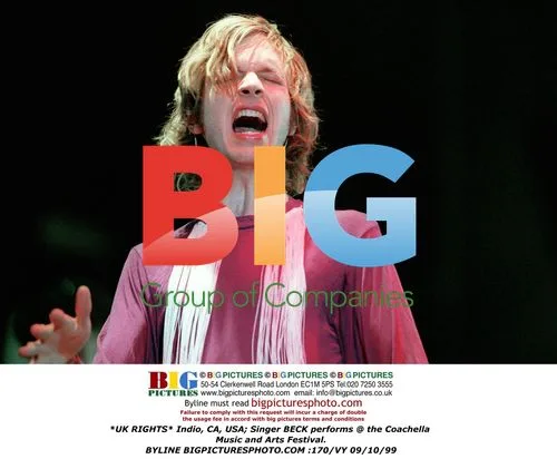 Singer BECK performs at Coachella Festival