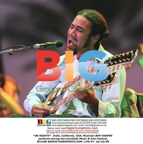 Ben Harper performs at Coachella Festival